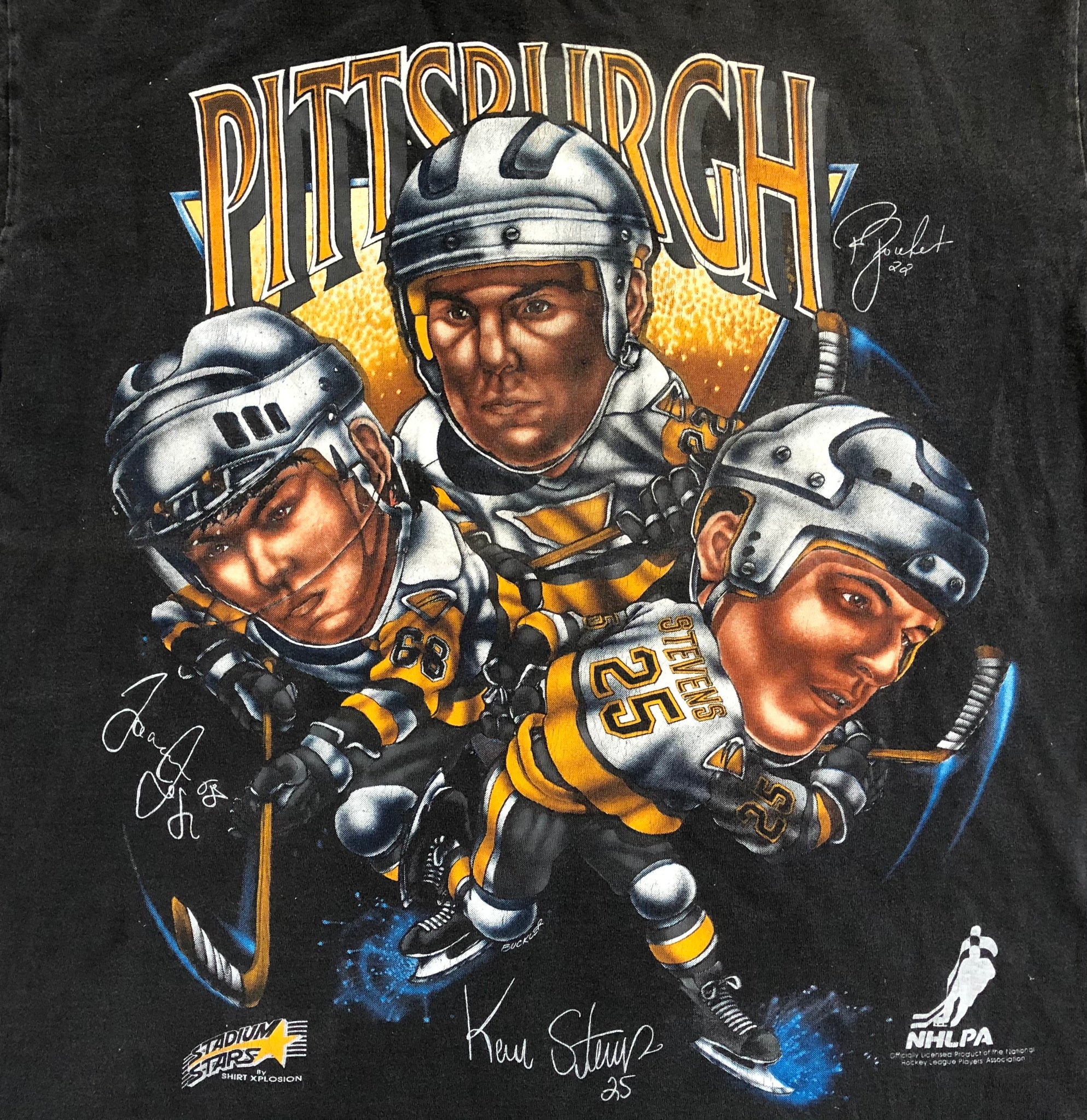 Vintage Pittsburgh Penguins Sweatshirt Size Large 1990s 
