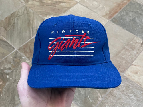 Vintage New York Giants Drew Pearson Bar Snapback Football Hat