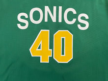 Load image into Gallery viewer, Vintage Seattle SuperSonics Shawn Kemp Champion Basketball Jersey, Size Youth XL, 18-20