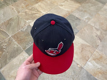 Load image into Gallery viewer, Vintage Cleveland Indians New Era Fitted Baseball Hat, Size 7 1/8