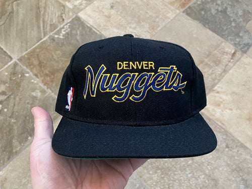 Vintage Denver Nuggets Sports Specialties Script Snapback Basketball Hat