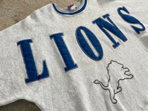 Vintage Detroit Lions Legends Football Sweatshirt, Size Large