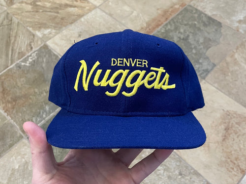 Vintage Denver Nuggets Sports Specialties Script Snapback Basketball Hat