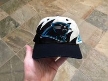 Load image into Gallery viewer, Vintage Carolina Panthers Logo Athletic Sharktooth Snapback Football Hat.