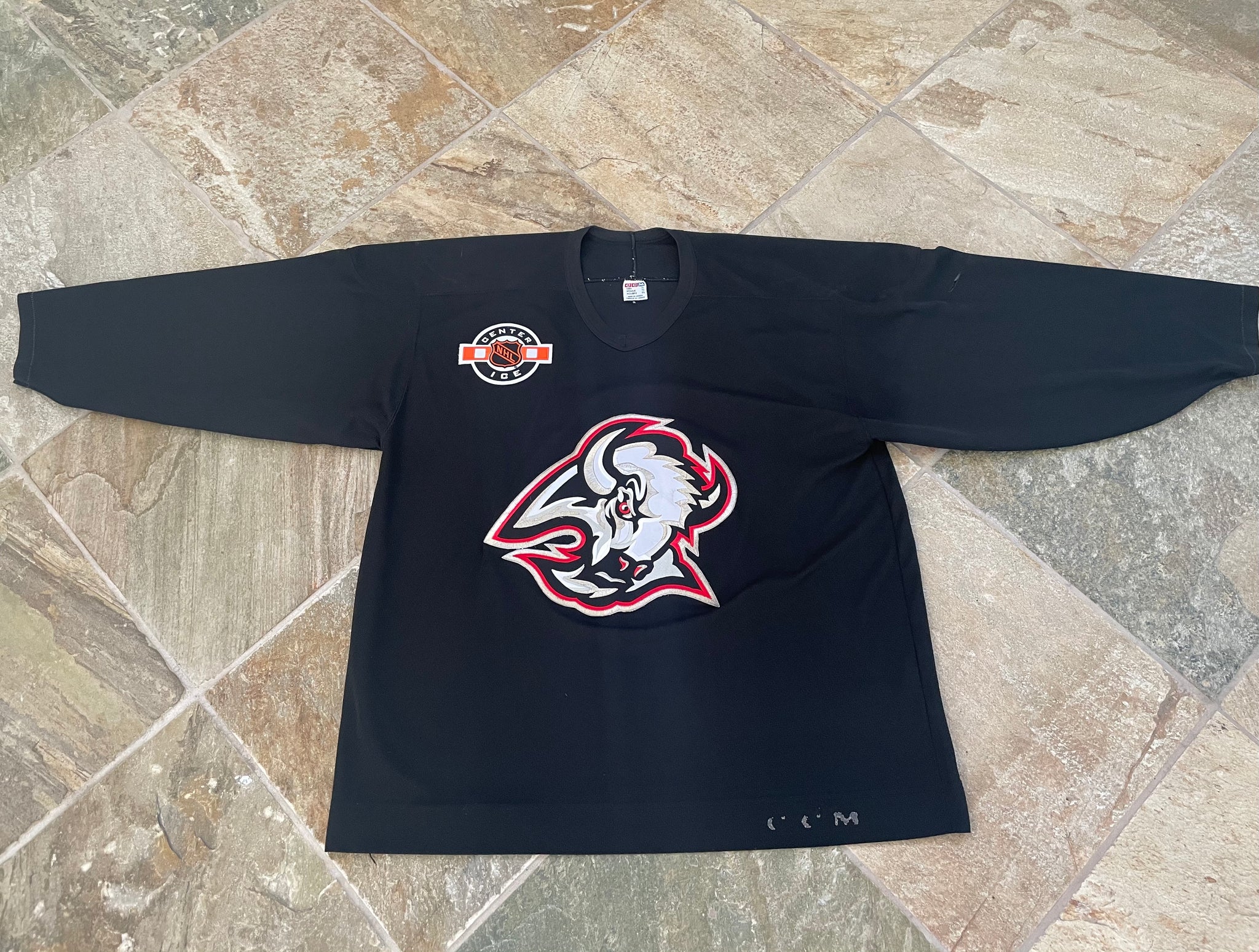 Buffalo Sabres Black and Red Goat Head Shirt