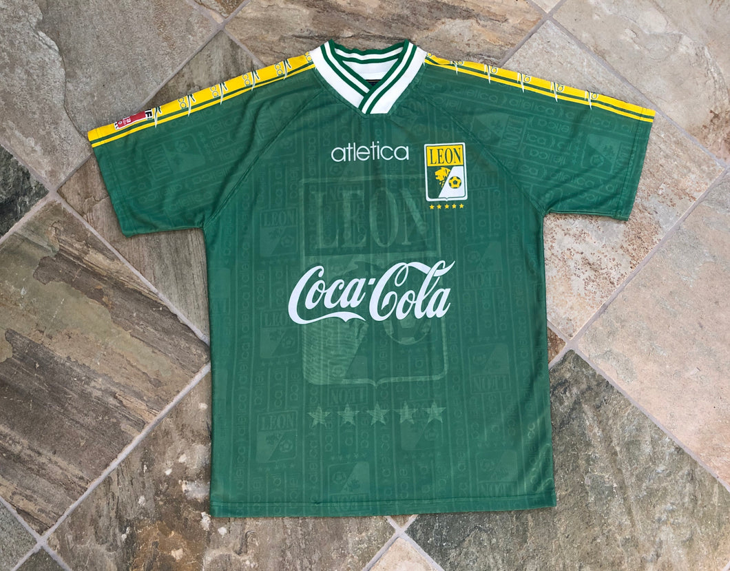 Vintage Leon FC Atletica Liga MX Soccer Jersey, Size Medium