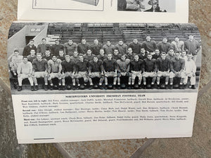 Vintage Northwestern Wildcats Colgate Raiders 1949 College Football Program ###