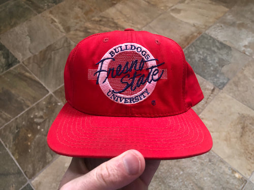 Vintage Fresno State Bulldogs The Game Circle Snapback College Hat