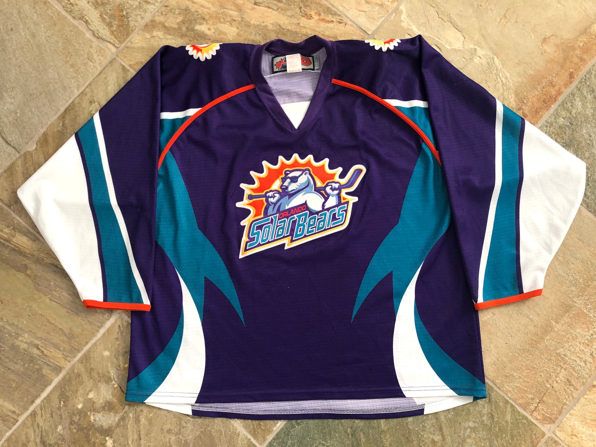 Vintage Orlando Solar Bears ECHL SP Hockey Jersey, Size XL – Stuck