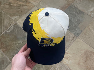 Vintage Indiana Pacers Logo Athletic Splash Snapback Basketball Hat