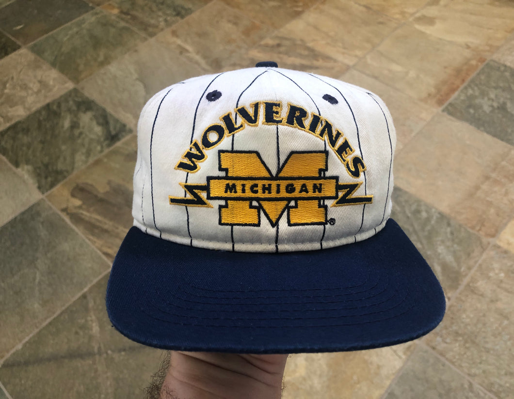 Vintage Michigan Wolverines #1 Apparel Draw String College Hat
