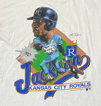 Load image into Gallery viewer, Vintage Kansas City Royals Bo Jackson Salem Sportswear Baseball Tshirt, Size Large