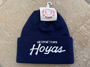 Vintage Georgetown Hoyas Script Beanie College Hat