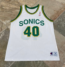 Load image into Gallery viewer, Vintage Seattle SuperSonics Shawn Kemp Champion Basketball Jersey, Size 48, XL