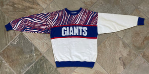 Vintage New York Giants Zubaz Football Sweatshirt, Size XL