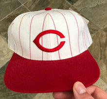 Load image into Gallery viewer, Vintage Cincinnati Reds Pin stripe Sports Specialties Fitted Baseball Hat
