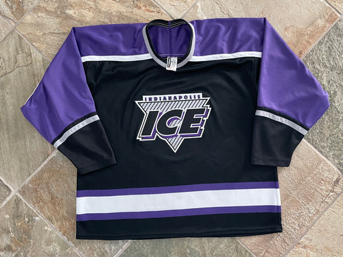 Vintage Indianapolis Ice Bauer Hockey Jersey, Size Large/XL