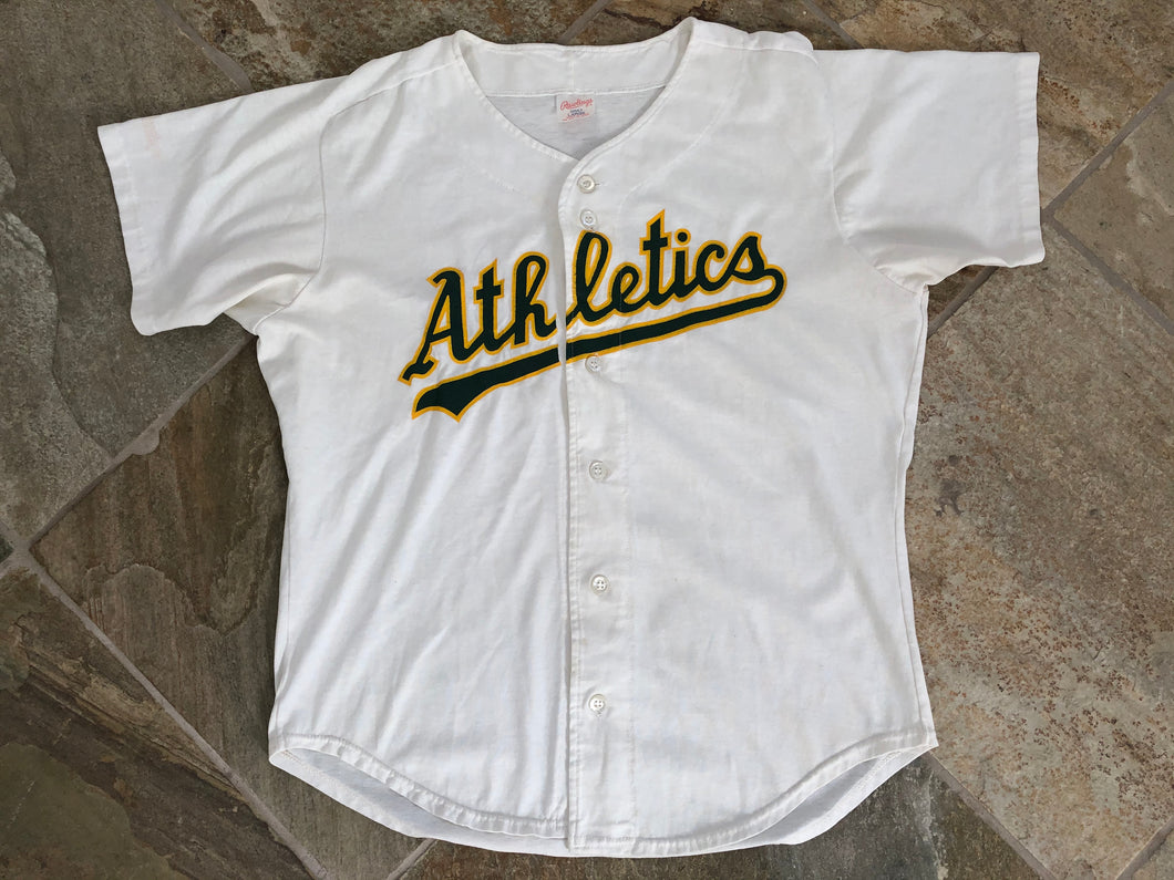 Vintage Oakland Athletics Rawlings Baseball Jersey, Size Large