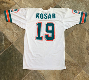 Vintage Miami Dolphins Bernie Kosar Champion Football Jersey, Size 44, Large