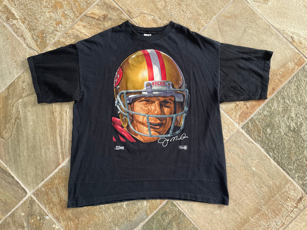 Vintage San Francisco 49ers Joe Montana Salem Sportswear Football Tshirt, Size XXL