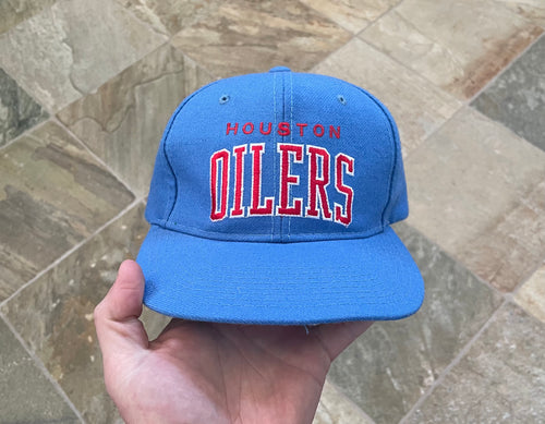 Vintage Houston Oilers Starter Arch Snapback Football Hat