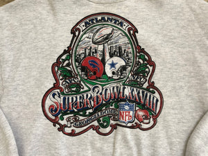 Vintage Buffalo Bills Super Bowl Football Sweatshirt, Size Large