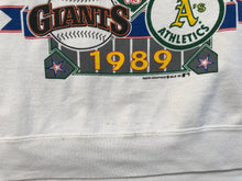 Load image into Gallery viewer, Vintage Oakland A’s San Francisco Giants World Series Baseball Sweatshirt, Size XL