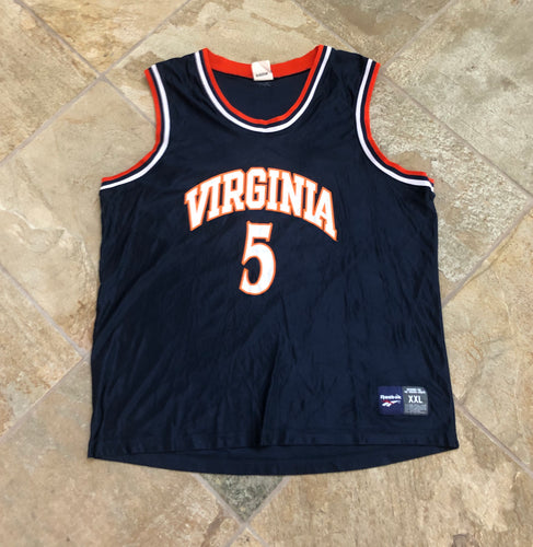 Vintage Virginia Cavaliers Reebok College Basketball Jersey, Size XXL