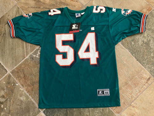 Vintage Miami Dolphins Zach Thomas Starter Football Jersey, Size 48, Large