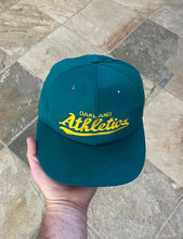 Load image into Gallery viewer, Vintage Oakland Athletics Script Snapback Baseball Hat