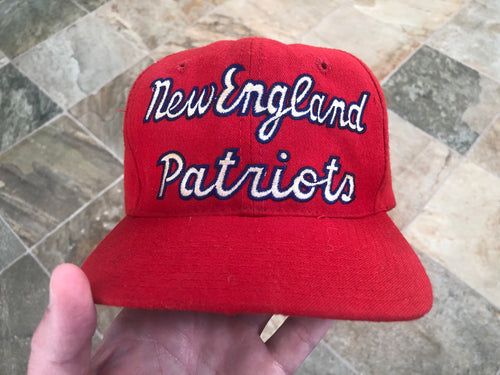 Vintage New England Patriots Starter Eastport Script Snapback Football Hat