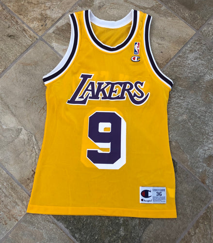 Vintage Los Angeles Lakers Nick Van Exel Champion Basketball Jersey, Size 36, Small
