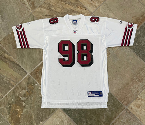 Vintage San Francisco 49ers Julian Peterson Reebok Football Jersey, Size Large