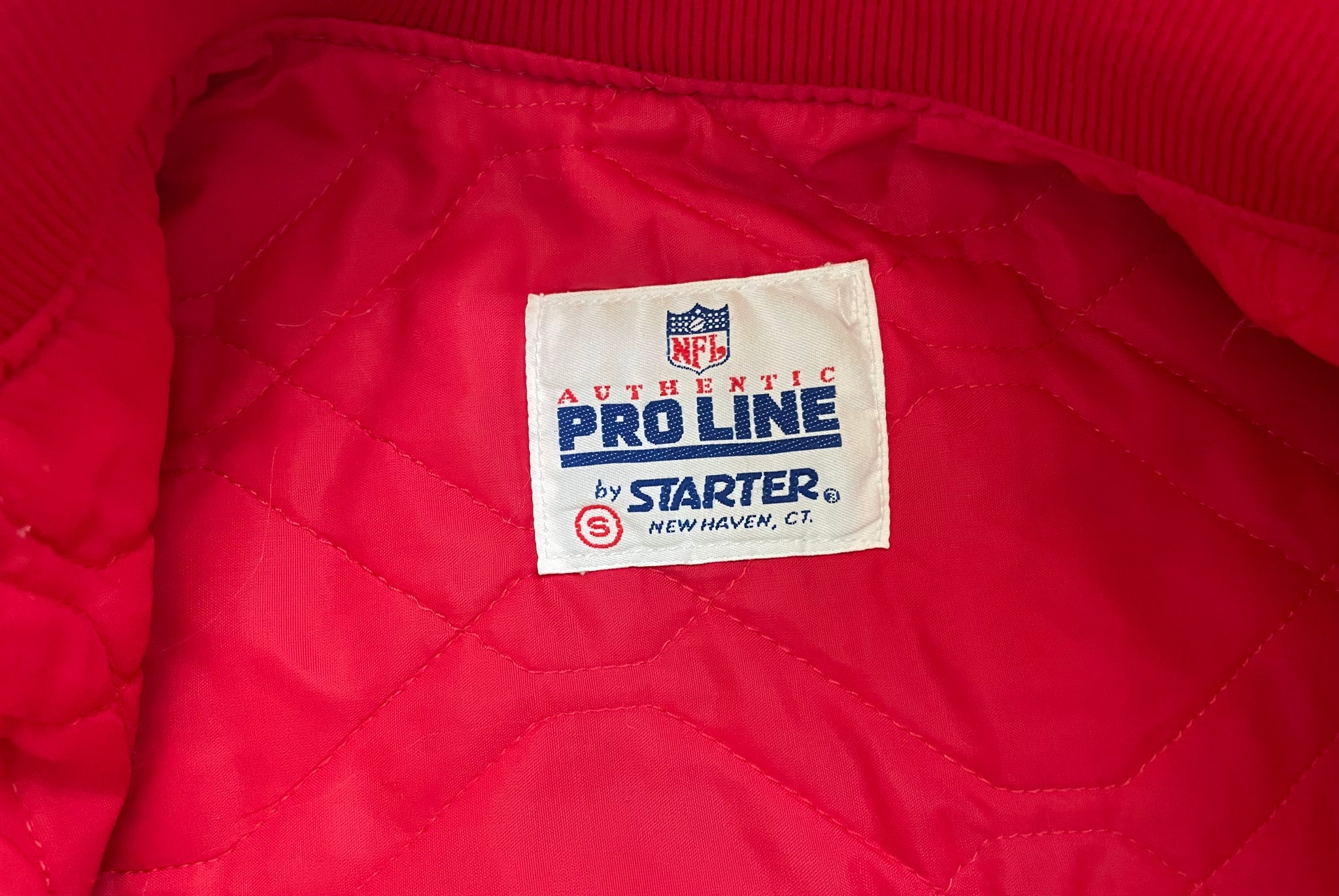 Authentic ProLine Starter Jacket San Francisco 49ers White Satin