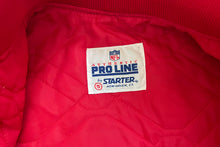 Load image into Gallery viewer, Vintage San Francisco 49ers Starter Satin Football Jacket, Size Small