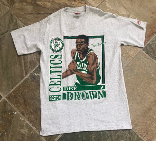 Vintage Boston Celtics Dee Brown Nutmeg Basketball Tshirt, Size Large