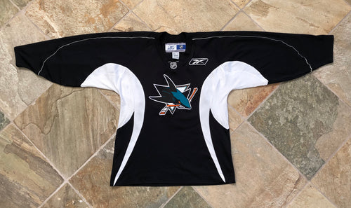 Vintage San Jose Sharks Reebok Hockey Jersey, Size Medium