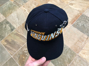 Vintage Pittsburgh Penguins Sports Specialties Grid Snapback Hockey Hat
