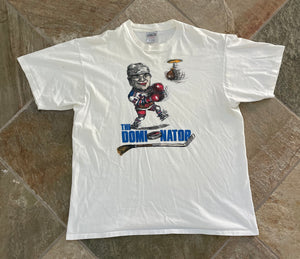 Vintage New York Rangers Tie Domi Hockey Tshirt, Size XL