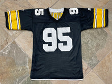 Load image into Gallery viewer, Vintage Pittsburgh Steelers Greg Lloyd Reversible Starter Football Jersey, Size 48, Large