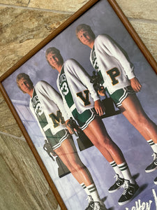 Vintage Boston Celtics Larry Bird Converse Basketball Poster