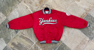 Vintage New York Yankees Starter Satin Baseball Jacket, Size Large