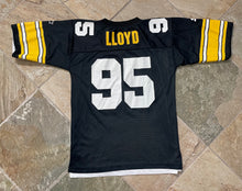 Load image into Gallery viewer, Vintage Pittsburgh Steelers Greg Lloyd Reversible Starter Football Jersey, Size 48, Large