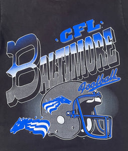 Vintage Baltimore Stallions Colts CFL Football Tshirt, Size Medium
