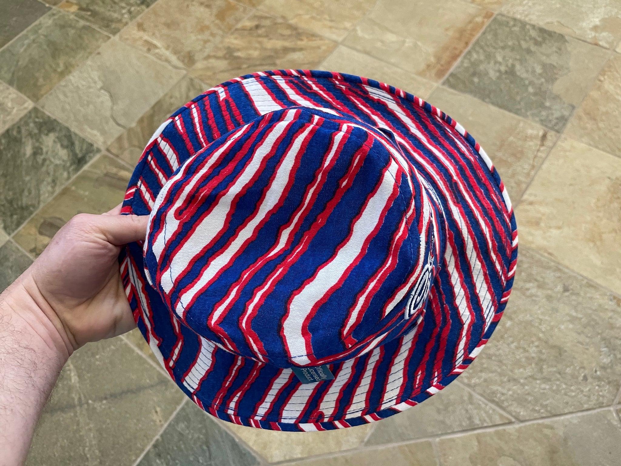 New York GIANTS Vintage 90s ZUBAZ Snapback Hat by Ajd Official