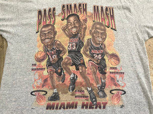 Vintage Miami Heat Pro Player Caricature Basketball Tshirt, Size XXL