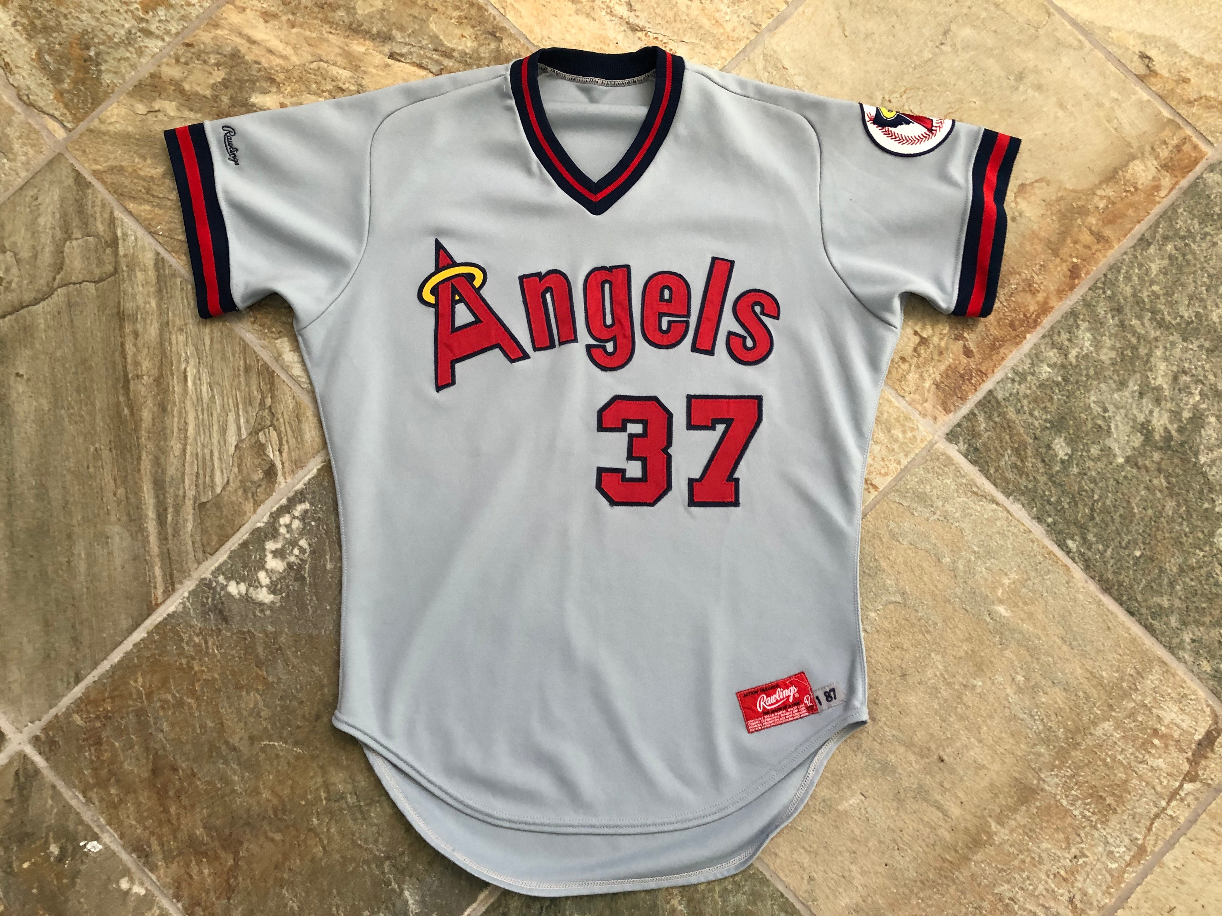 Vintage Rawlings California Angels jersey. New - Depop