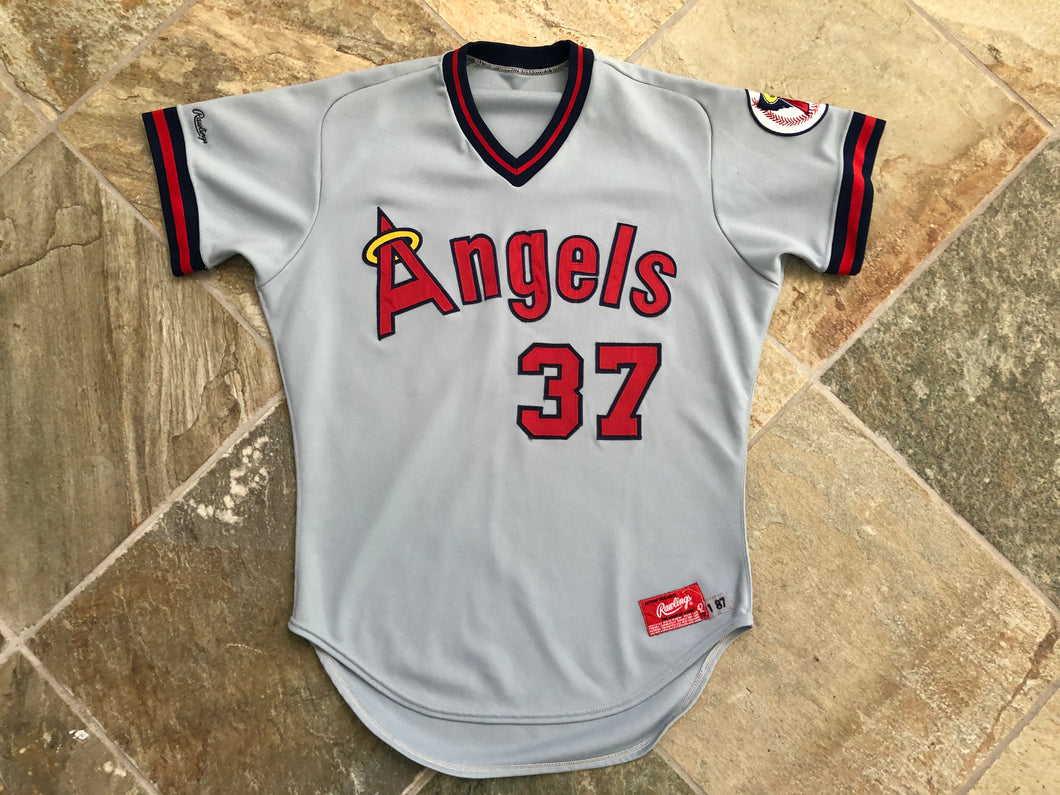 Vintage California Angels Donnie Moore Game Worn Rawlings Baseball Jersey, Size 42, Medium