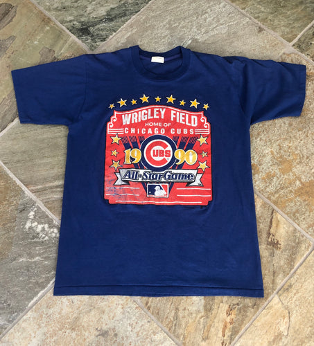 Vintage Chicago Cubs 1990 All-Star Game Baseball Tshirt, Size XL