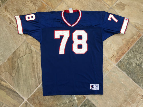 Vintage Buffalo Bills Bruce Smith Champion Football Jersey, Size 48, XL